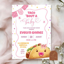 Taco För En Babyflicka Mexikansk Fiesta Bebisens F