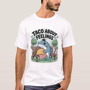Taco För Känslor Rolig Haj Humör T Shirt