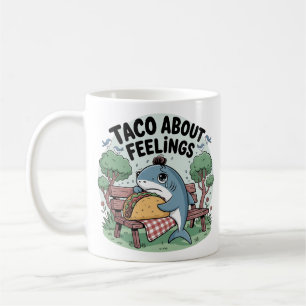 Taco För Känslor Rolig Haj Kaffe Kaffemugg