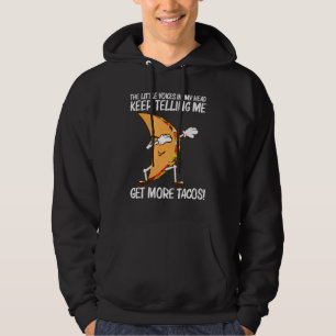 Taco för män och kvinnor mexikansk gatumat maträtt hoodie