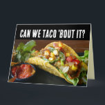 TACO FUNNY BIRTHDAY-KORT KORT<br><div class="desc">TACO BIRTHDAY-KORT FÖR NÅGON!</div>