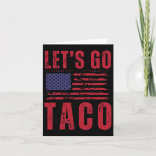 Taco Funny Låt oss Go Taco Shirt Manar Kvinnor 1 Kort