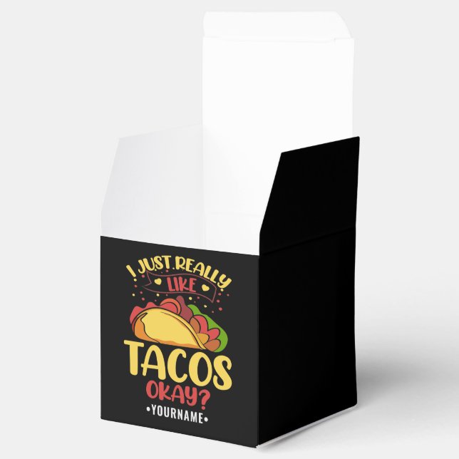 Taco Funny säger att jag bara Verkligen som Tacos Presentaskar (Öppnad)