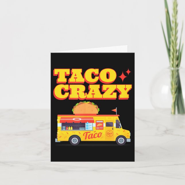 Taco galen kul cinco de mayo  kort (Framsida)