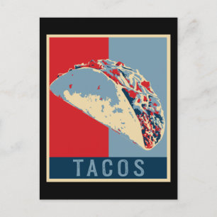 Taco Gift Women Mexican Food Cinco De Mayo Vykort