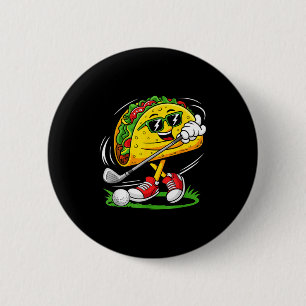 Taco golfspelare cinco de mayo mexikansk golfare m knapp