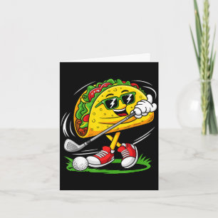 Taco golfspelare cinco de mayo mexikansk golfare m kort
