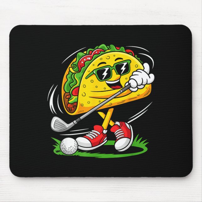 Taco golfspelare cinco de mayo mexikansk golfare m musmatta (Framsidan)