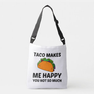 TACO GÖR MIG LYCKLIG AXELVÄSKA