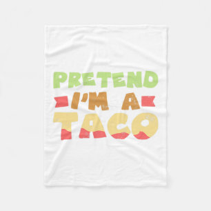 Taco Halloween Costume Design låtsas att jag är en Fleecefilt