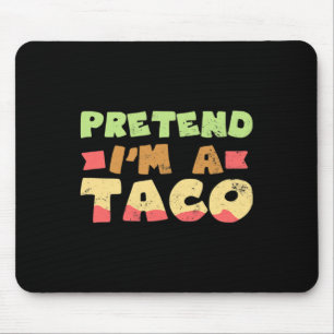 Taco Halloween Costume Design låtsas att jag är en Musmatta