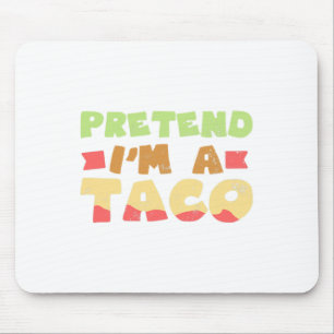 Taco Halloween Costume Design låtsas att jag är en Musmatta