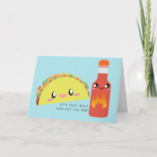 TACO-hälsningskort för HETT Kort