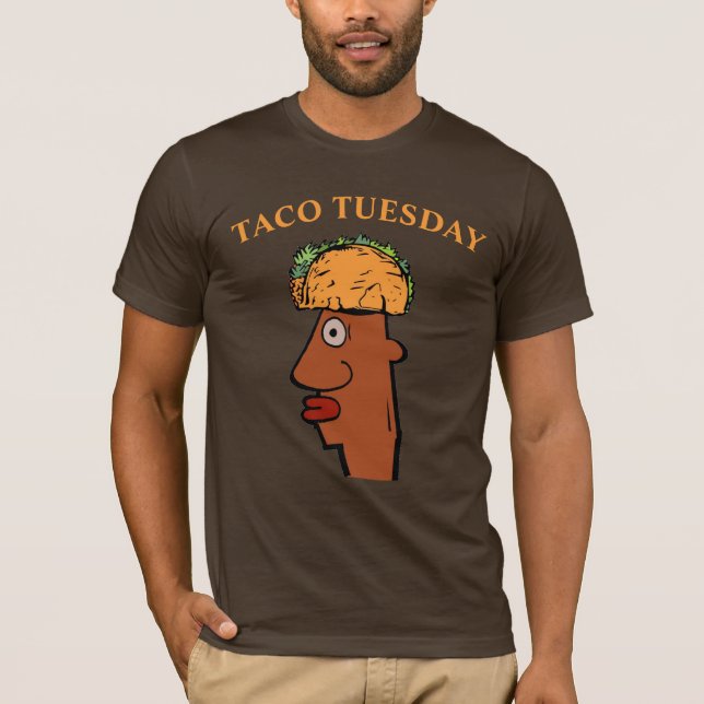 Taco Head, redigera text T-Shirt (Framsida)