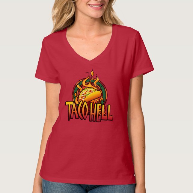 Taco Helvetet T-shirt (Framsida)