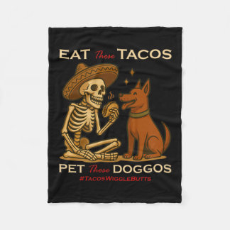 Taco Hund Fleecefilt