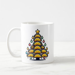 Taco Julgran - Funny Foodie Helgdag Food Kaffemugg