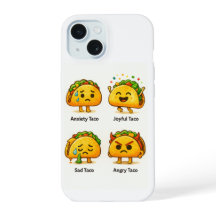 Taco Känslor Roliga Fyra Tacomooder iPhone Fodral