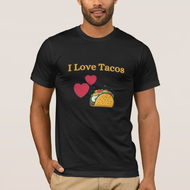 Taco Kärlek T Shirt (Framsida)