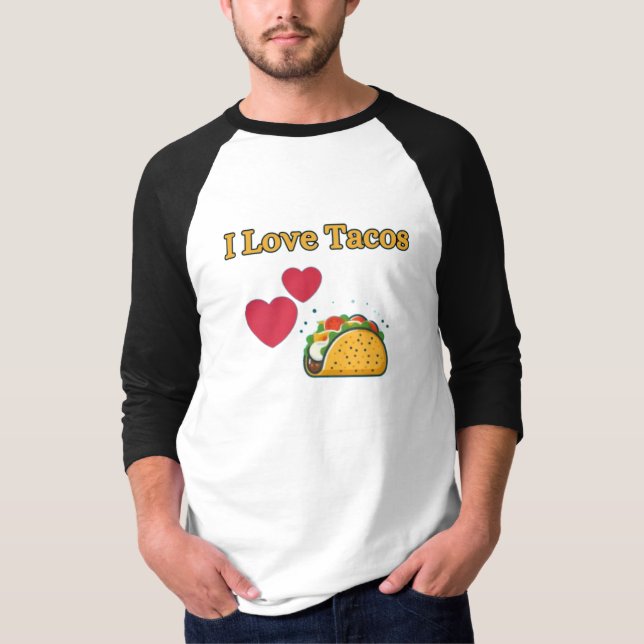 Taco Kärlek T Shirt (Framsida)
