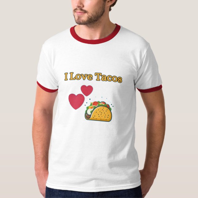 Taco Kärlek T Shirt (Framsida)