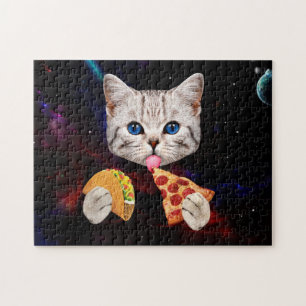Taco, Katt och pizza Pussel