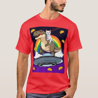 Taco Kattunge Rainbow Laser Öga Tre Riding Space C T Shirt