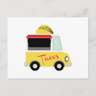Taco Lastbil Food Vykort