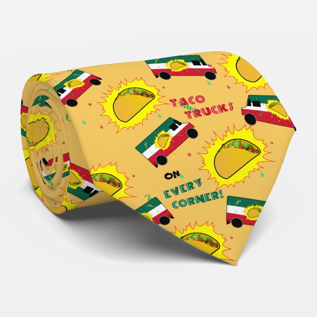 Taco Lastbilar vid varje hörn Slips (Rullad)
