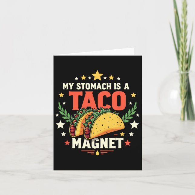 Taco-magnet Cinco De Mayo  Kort (Framsida)