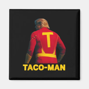 Taco-man Rolig Anti-trump Halloween Politisk Kosty Magnet