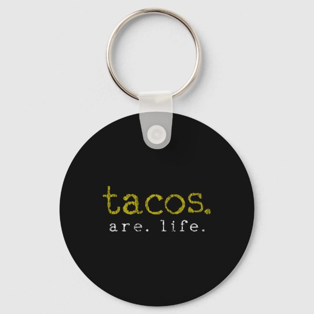 Taco Mexican Food Gift Taco Älskare Nyckelring (Framsida)