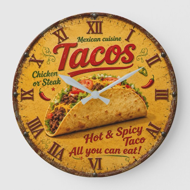 Taco Mexican Kitchen Rustic Restaurant  Stor Klocka (Framsida)
