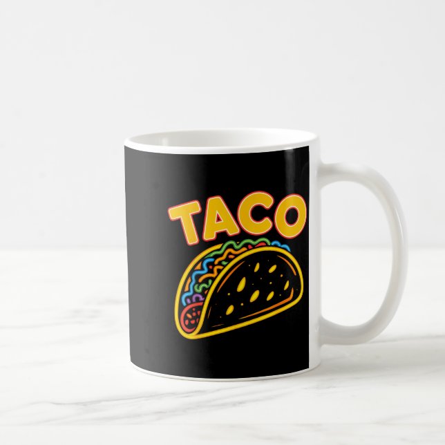 Taco mexikansk mat  kaffemugg (Höger)