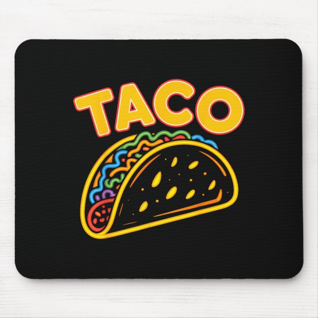 Taco mexikansk mat  musmatta (Framsidan)