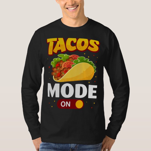 Taco Mode på Tacos T Shirt (Framsida)