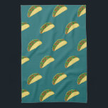 Taco Mönster Deep Grönt Kökshandduk<br><div class="desc">Dansa ditt kök med den här söta handduken. Gör en underbar hemmabio eller jubileumsgåva! Du kan anpassa den och även lägga till text. Kolla min affär efter mycket mer färg och mönster plus matchande köket saker!</div>