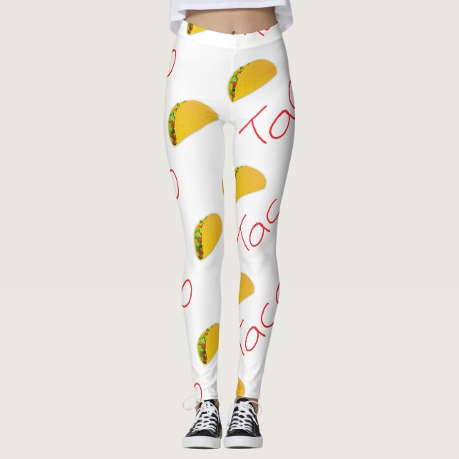 Taco mönster om leggings (Framsida)