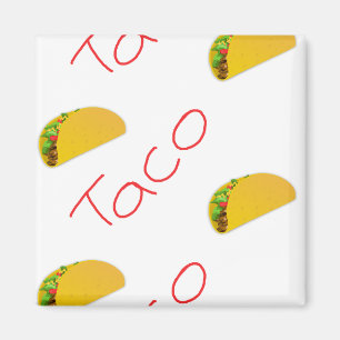 Taco mönster om magnet