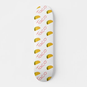 Taco mönster om mini skateboard bräda 18,5 cm