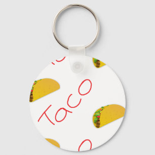 Taco mönster om nyckelring