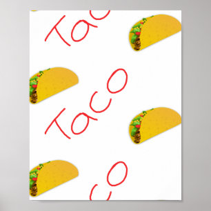 Taco mönster om poster
