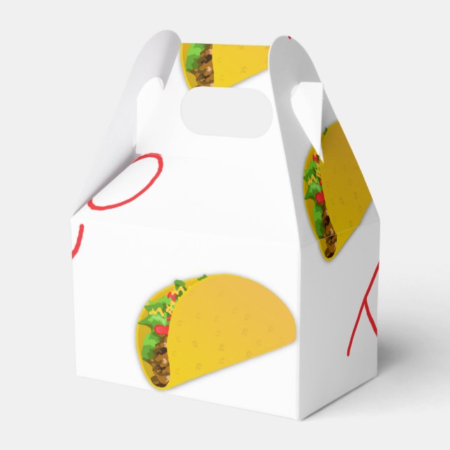 Taco mönster om presentaskar (Framsidan Sidan)