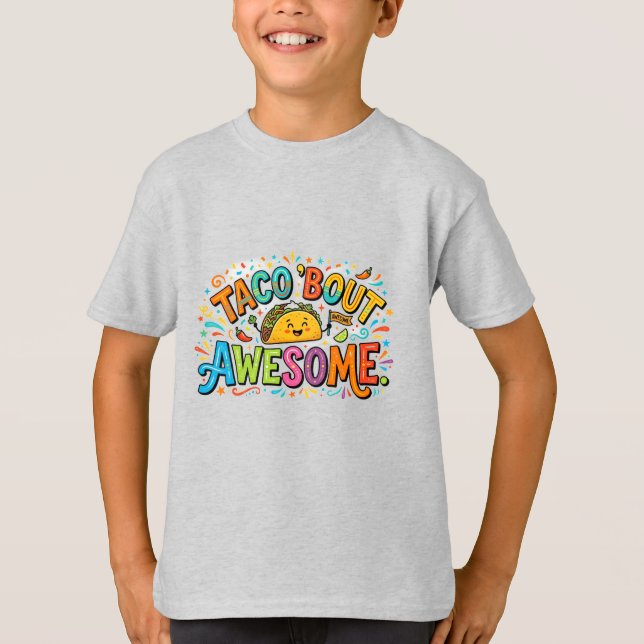 Taco Mycket Fantastiskt T Shirt (Framsida)