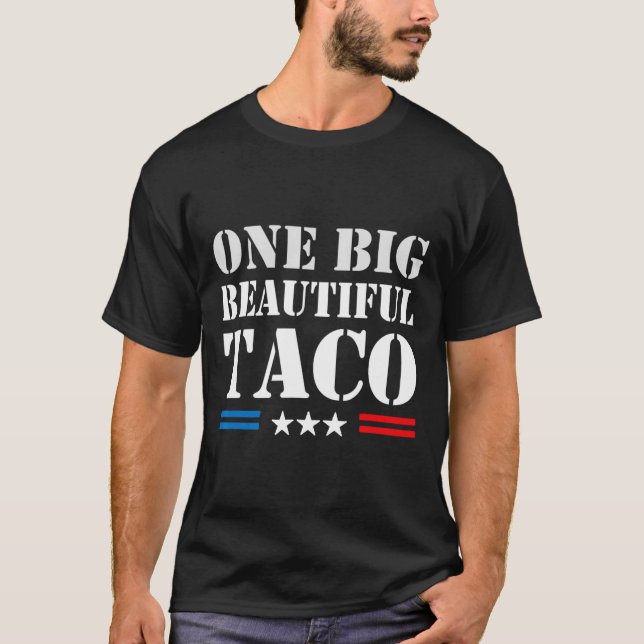 Taco Nickname Meme - en stor vacker Bill Funny T Shirt (Framsida)