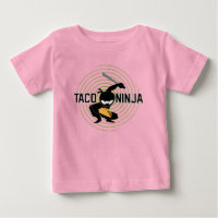 Taco Ninja Design - Baby Bra Jersey T-Shirt