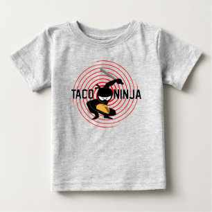 Taco Ninja Design - Baby Bra Jersey T-Shirt