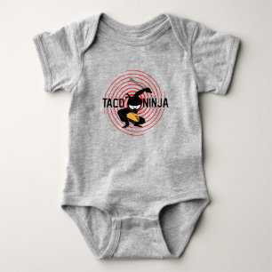 Taco Ninja Design - Baby Jersey Bodykostym T Shirt