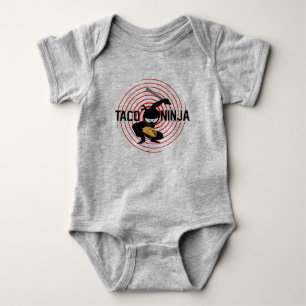 Taco Ninja Design - Baby Jersey Bodykostym T Shirt