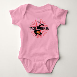 Taco Ninja Design - Baby Jersey Bodykostym T Shirt